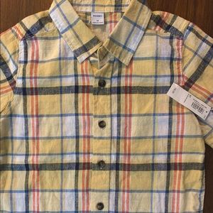 Boys Short Sleeve Button Up Shirt